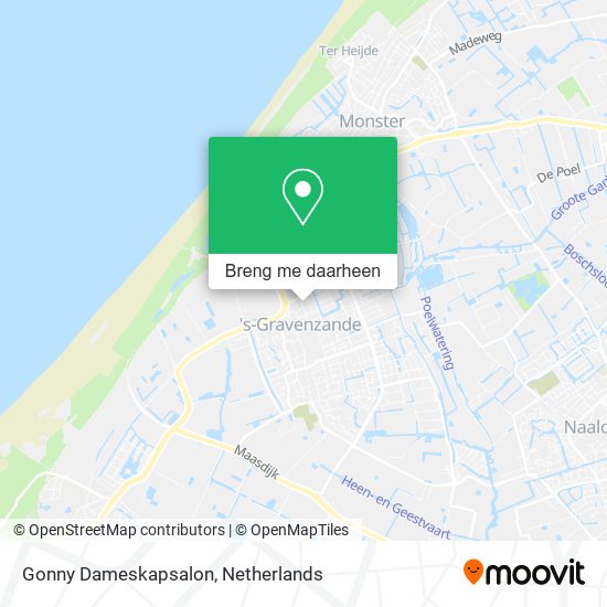 Gonny Dameskapsalon kaart
