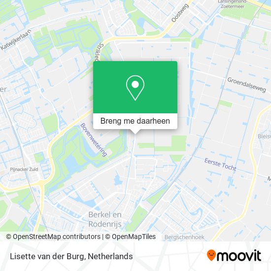 Lisette van der Burg kaart