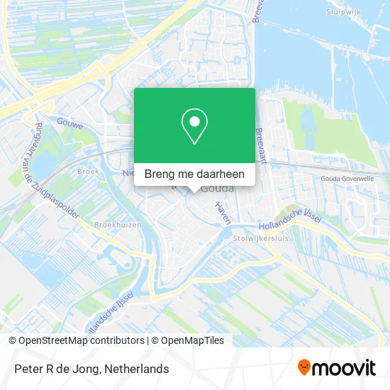 Peter R de Jong kaart