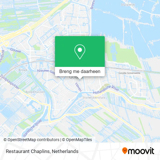 Restaurant Chaplins kaart