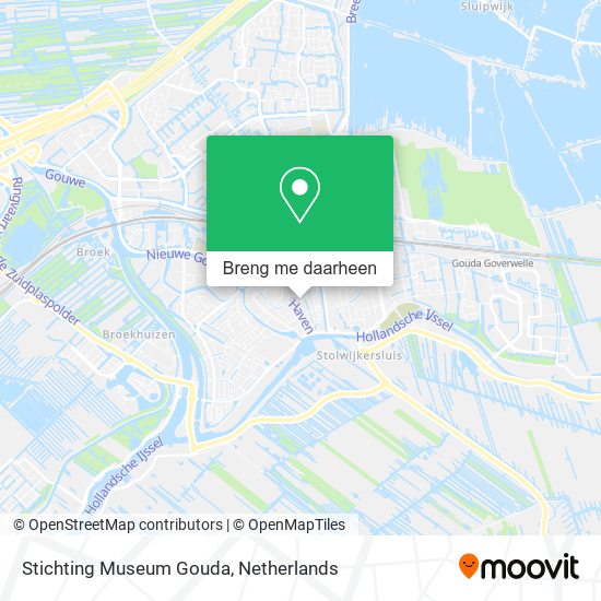 Stichting Museum Gouda kaart