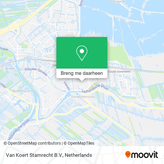 Van Koert Stamrecht B.V. kaart