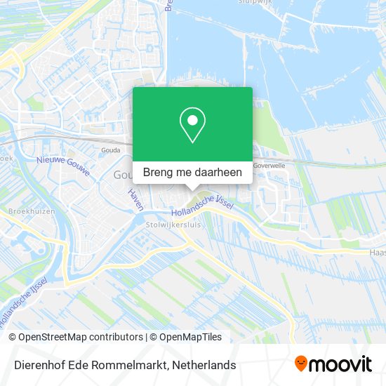 Dierenhof Ede Rommelmarkt kaart