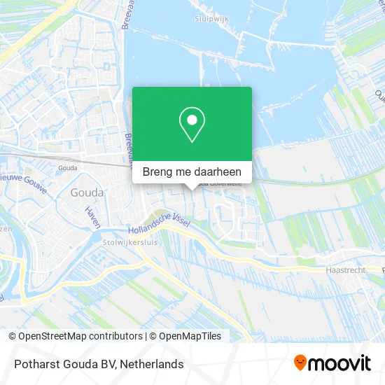 Potharst Gouda BV kaart