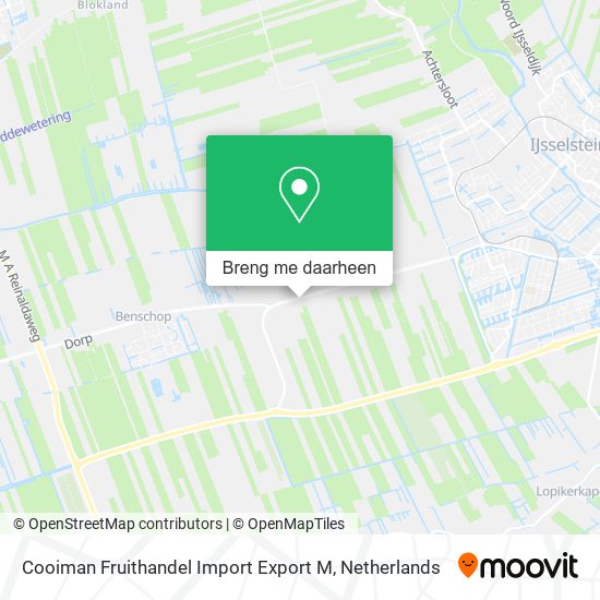 Cooiman Fruithandel Import Export M kaart