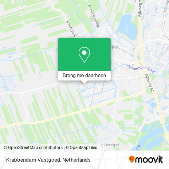 Krabbendam Vastgoed kaart