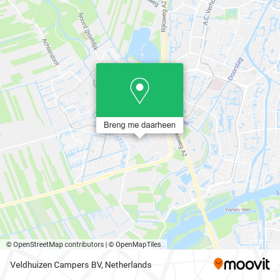 Veldhuizen Campers BV kaart