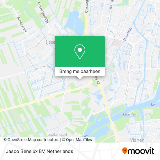 Jasco Benelux BV kaart