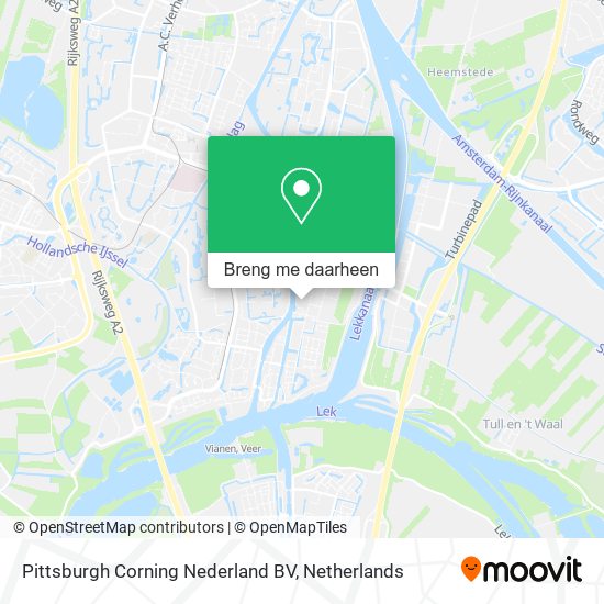 Pittsburgh Corning Nederland BV kaart
