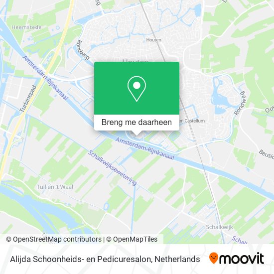 Alijda Schoonheids- en Pedicuresalon kaart