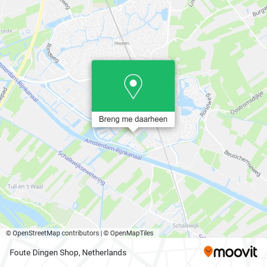 Foute Dingen Shop kaart