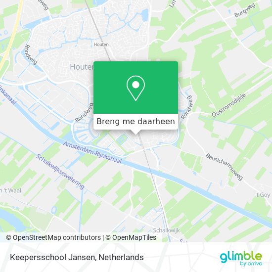 Keepersschool Jansen kaart