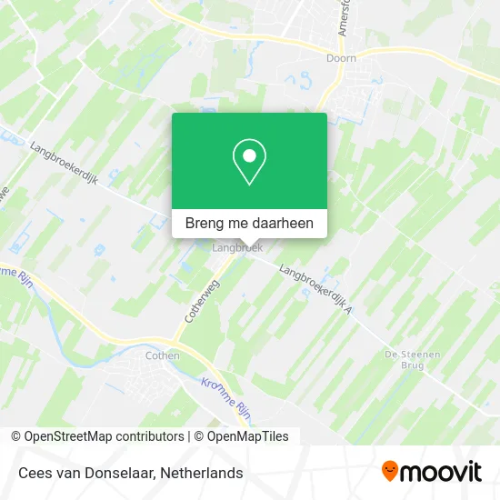 Cees van Donselaar kaart