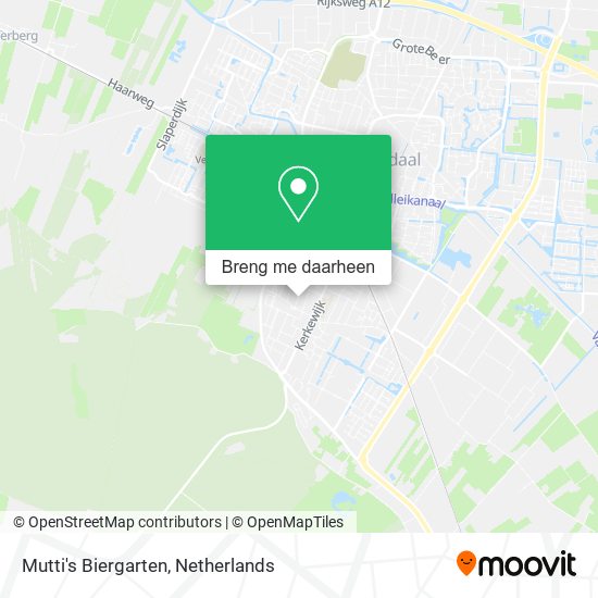 Mutti's Biergarten kaart