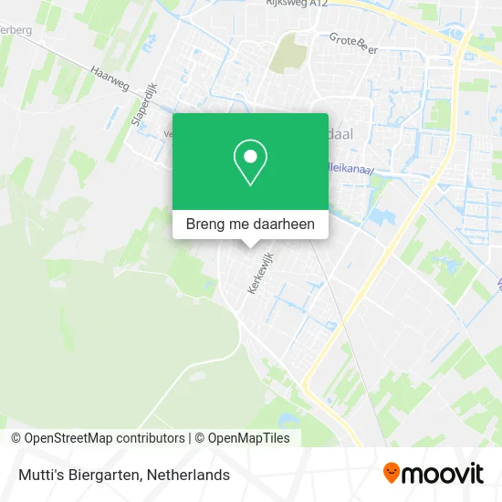 Mutti's Biergarten kaart