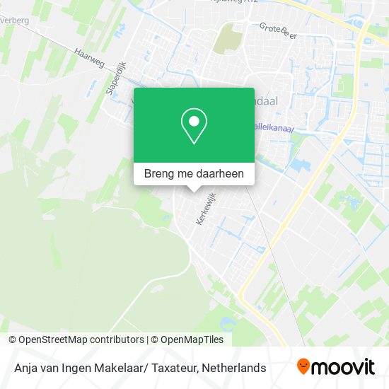 Anja van Ingen Makelaar/ Taxateur kaart