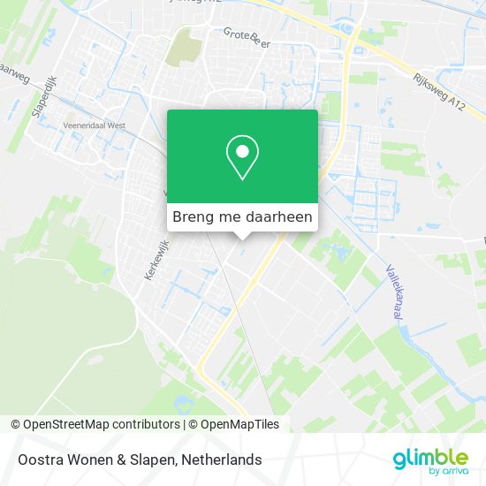 Oostra Wonen & Slapen kaart