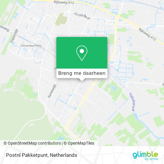 Postnl Pakketpunt kaart