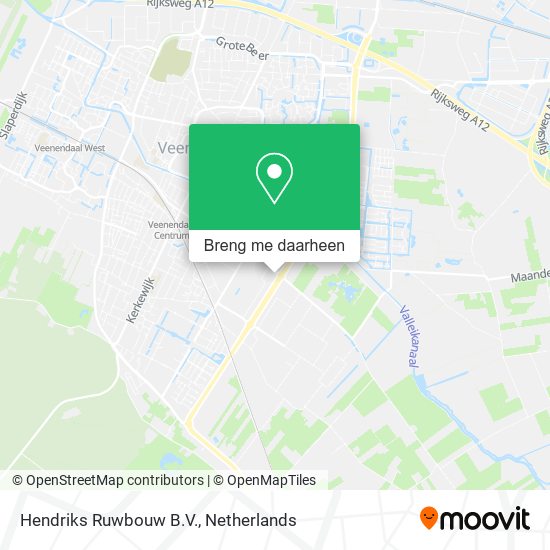 Hendriks Ruwbouw B.V. kaart