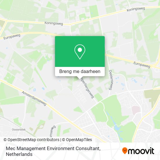 Mec Management Environment Consultant kaart