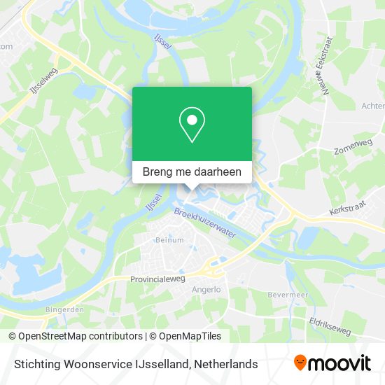 Stichting Woonservice IJsselland kaart