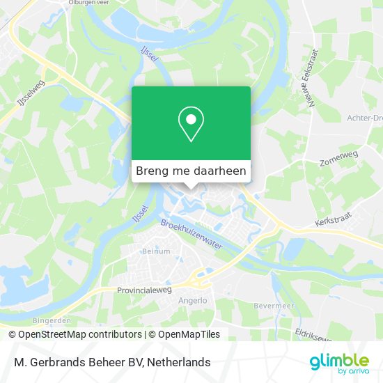 M. Gerbrands Beheer BV kaart