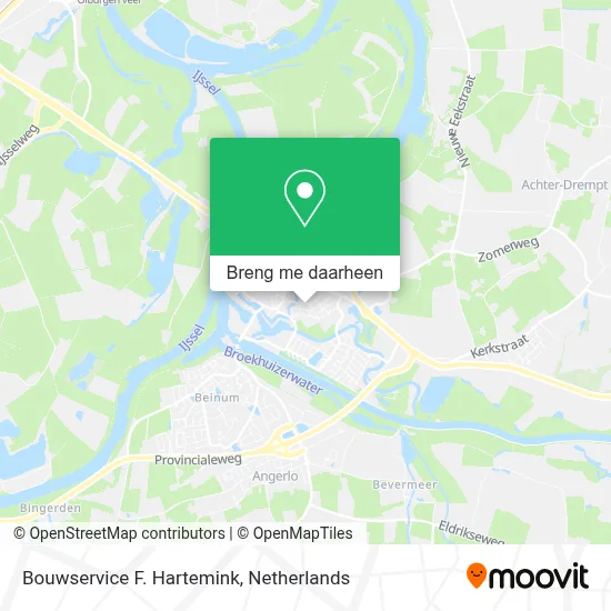 Bouwservice F. Hartemink kaart