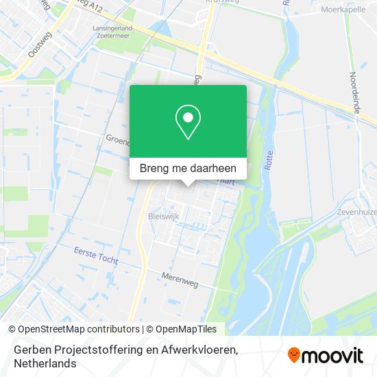 Gerben Projectstoffering en Afwerkvloeren kaart