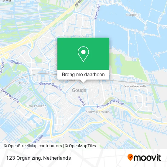 123 Organizing kaart