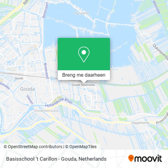 Basisschool 't Carillon - Gouda kaart