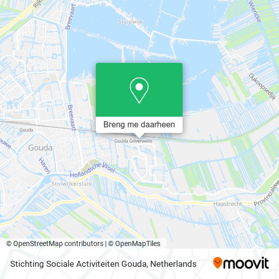 Stichting Sociale Activiteiten Gouda kaart