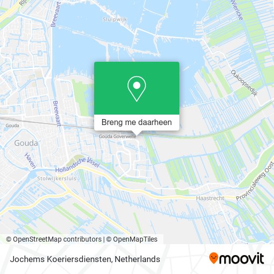 Jochems Koeriersdiensten kaart