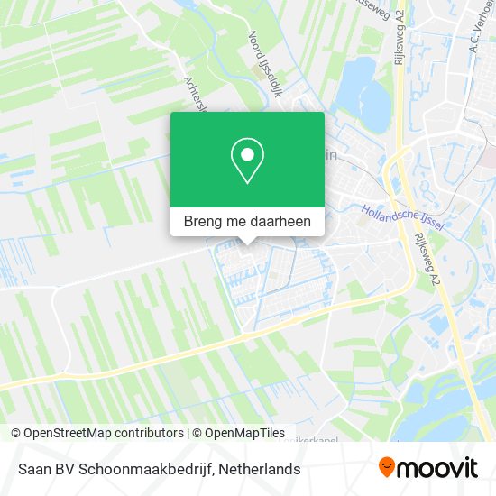 Saan BV Schoonmaakbedrijf kaart