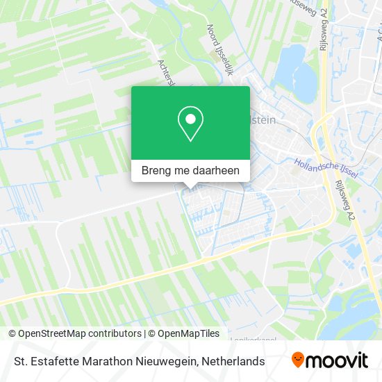 St. Estafette Marathon Nieuwegein kaart