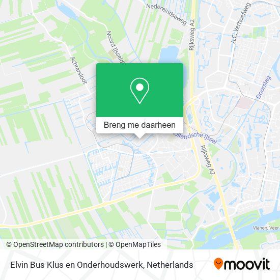 Elvin Bus Klus en Onderhoudswerk kaart