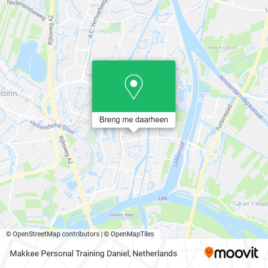 Makkee Personal Training Daniel kaart