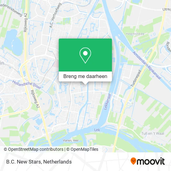 B.C. New Stars kaart