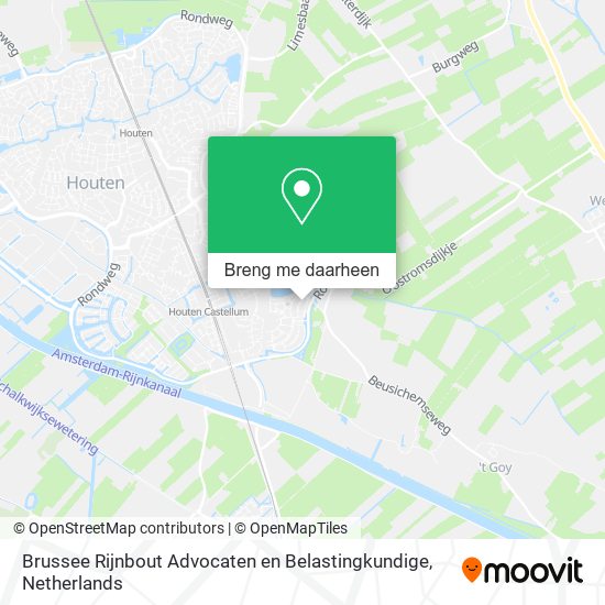 Brussee Rijnbout Advocaten en Belastingkundige kaart