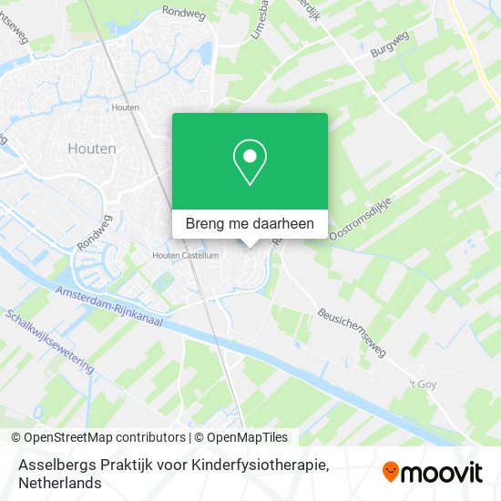 Asselbergs Praktijk voor Kinderfysiotherapie kaart