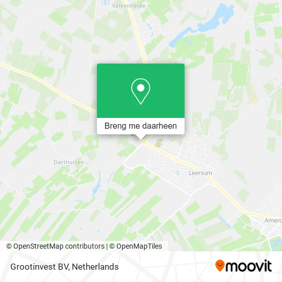 Grootinvest BV kaart