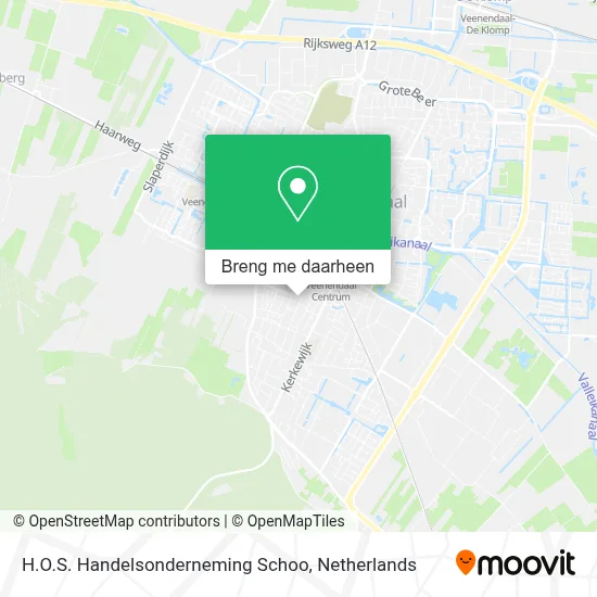 H.O.S. Handelsonderneming Schoo kaart