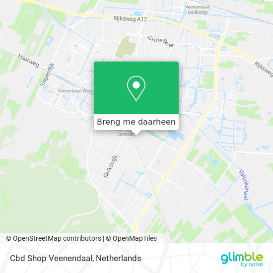 Cbd Shop Veenendaal kaart