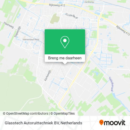 Glasstech Autoruittechniek BV kaart