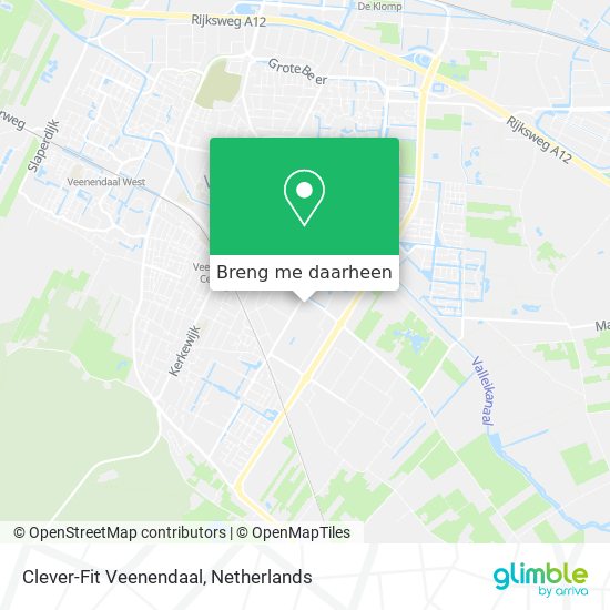 Clever-Fit Veenendaal kaart