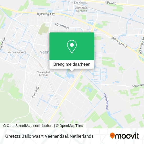 Greetzz Ballonvaart Veenendaal kaart