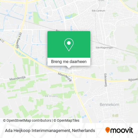 Ada Heijkoop Interimmanagement kaart