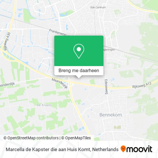 Marcella de Kapster die aan Huis Komt kaart