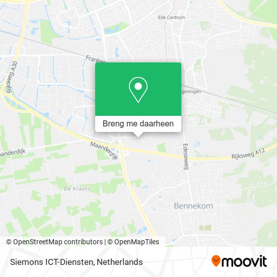Siemons ICT-Diensten kaart