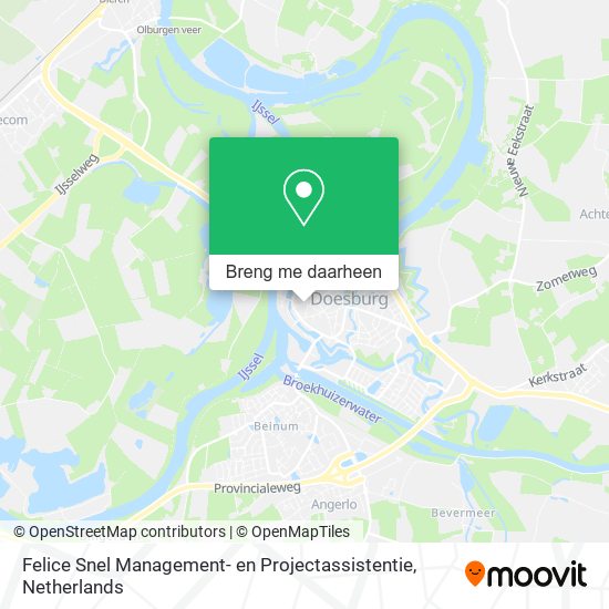 Felice Snel Management- en Projectassistentie kaart