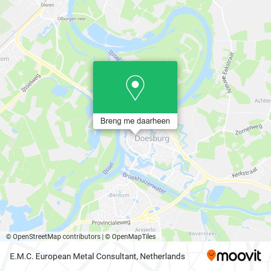 E.M.C. European Metal Consultant kaart